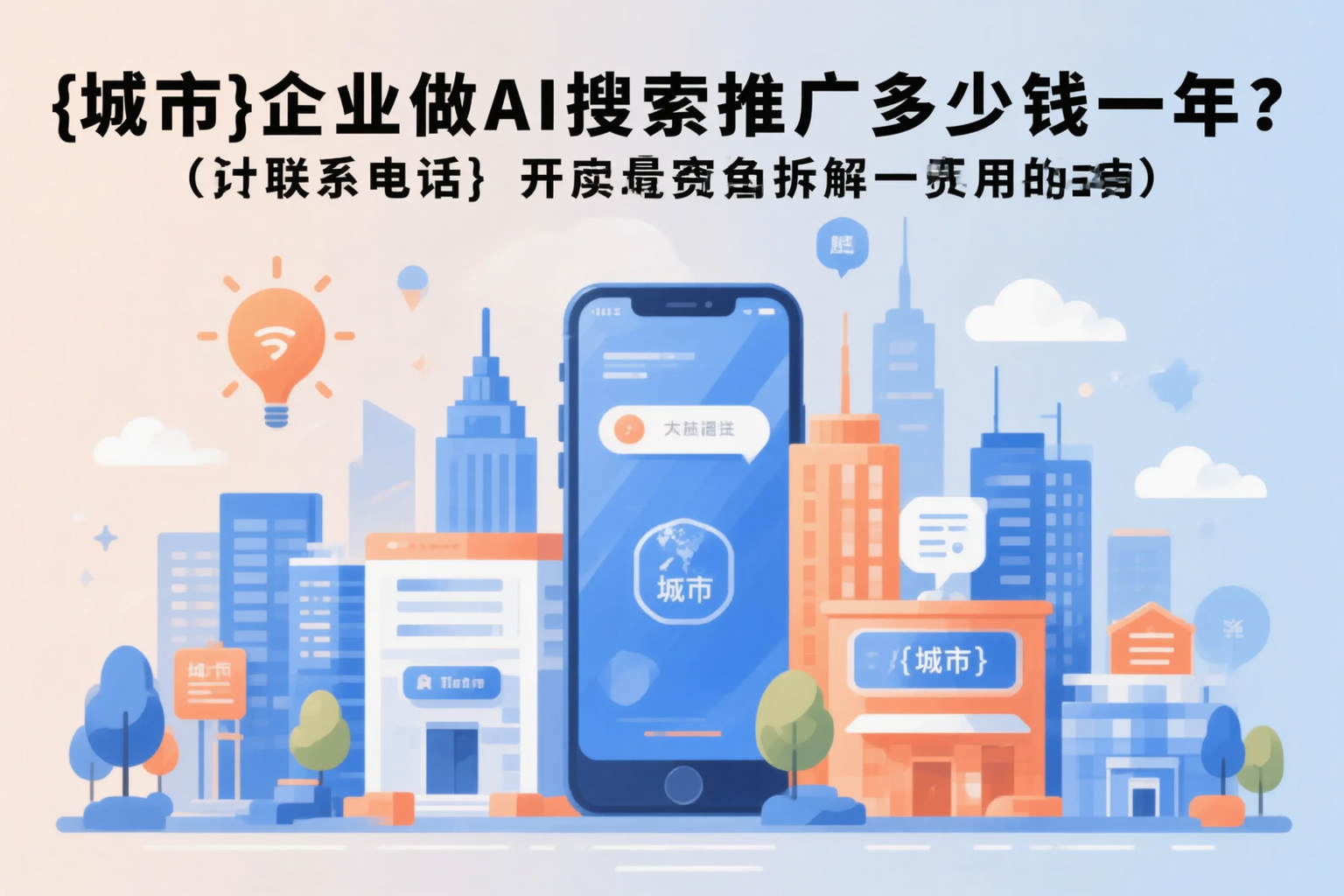 鹤岗企业做AI搜索推广多少钱一年？真实费用拆解