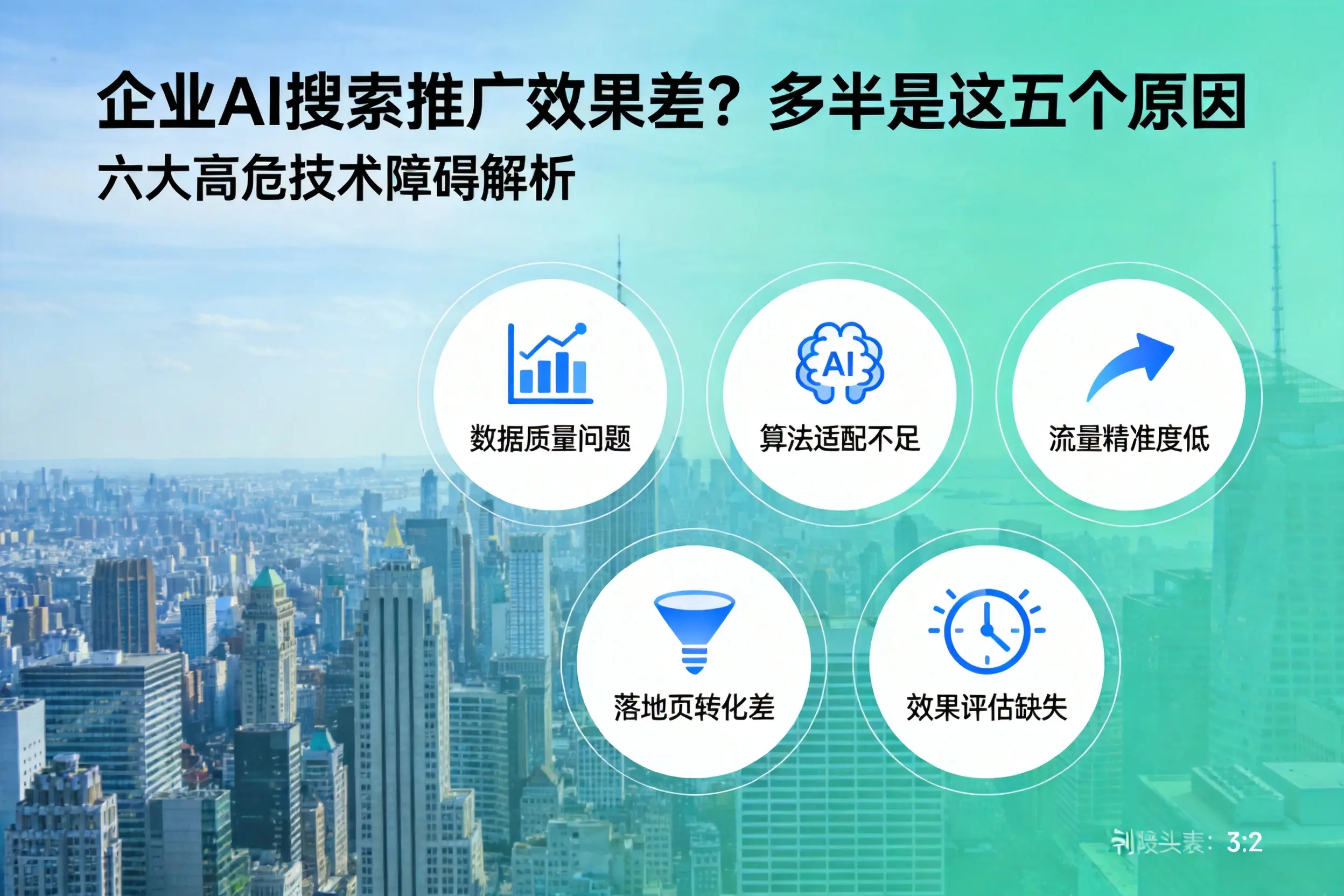 鹤岗企业AI搜索推广效果差?多半是这五个原因