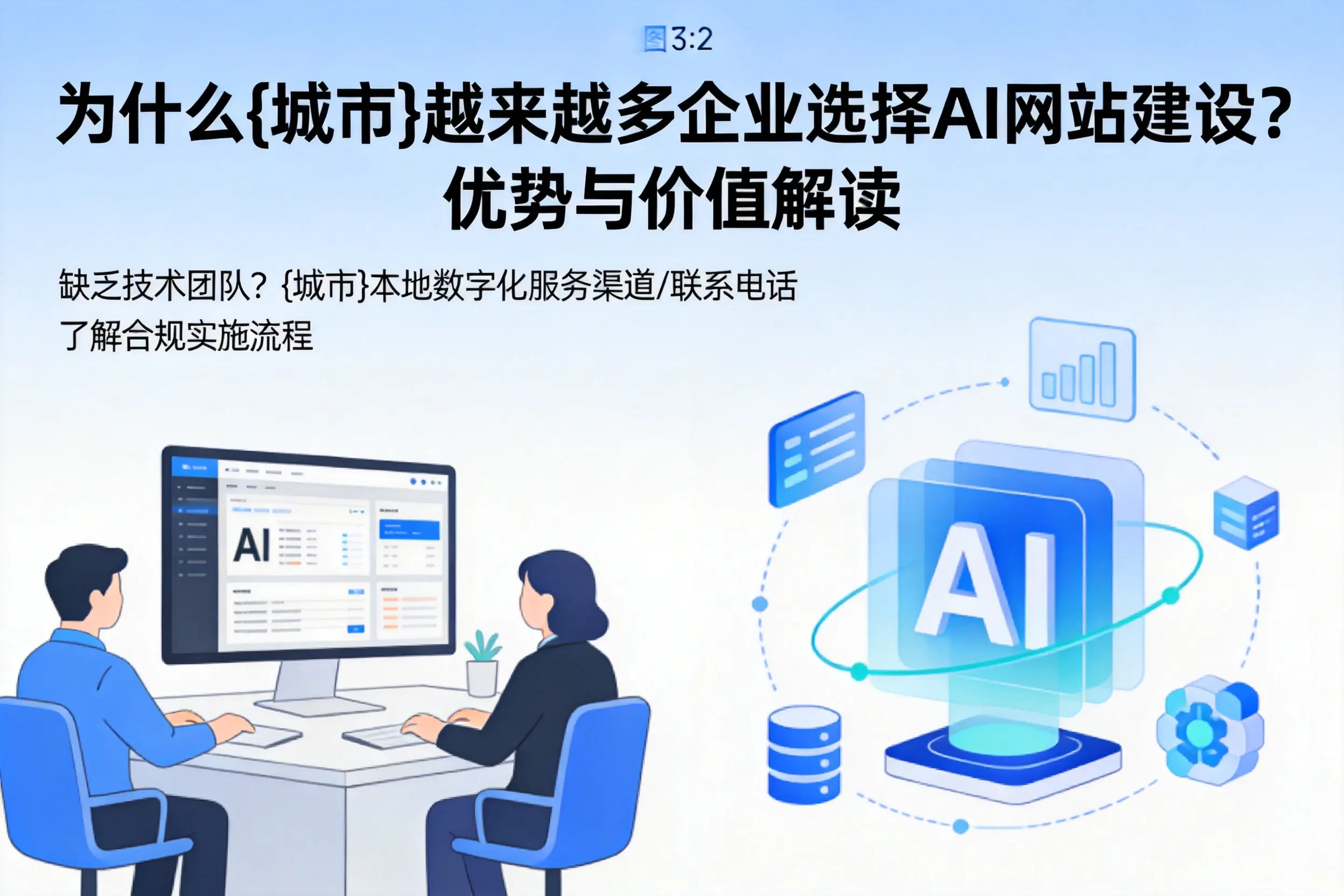 为什么鹤岗越来越多企业选择AI网站建设?优势与价值解读