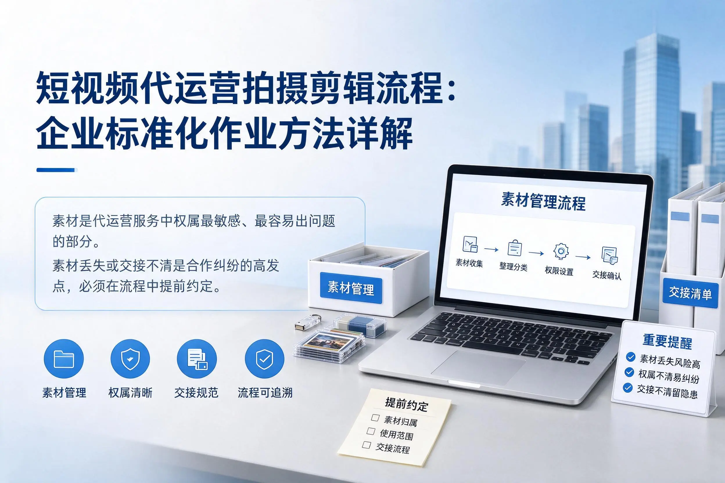 短视频代运营拍摄剪辑流程：鹤岗企业标准化作业方法详解