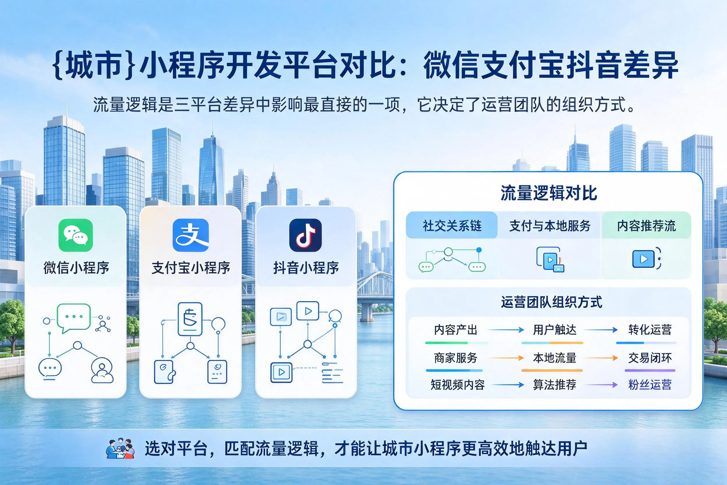 鹤岗小程序开发平台对比:微信支付宝抖音差异
