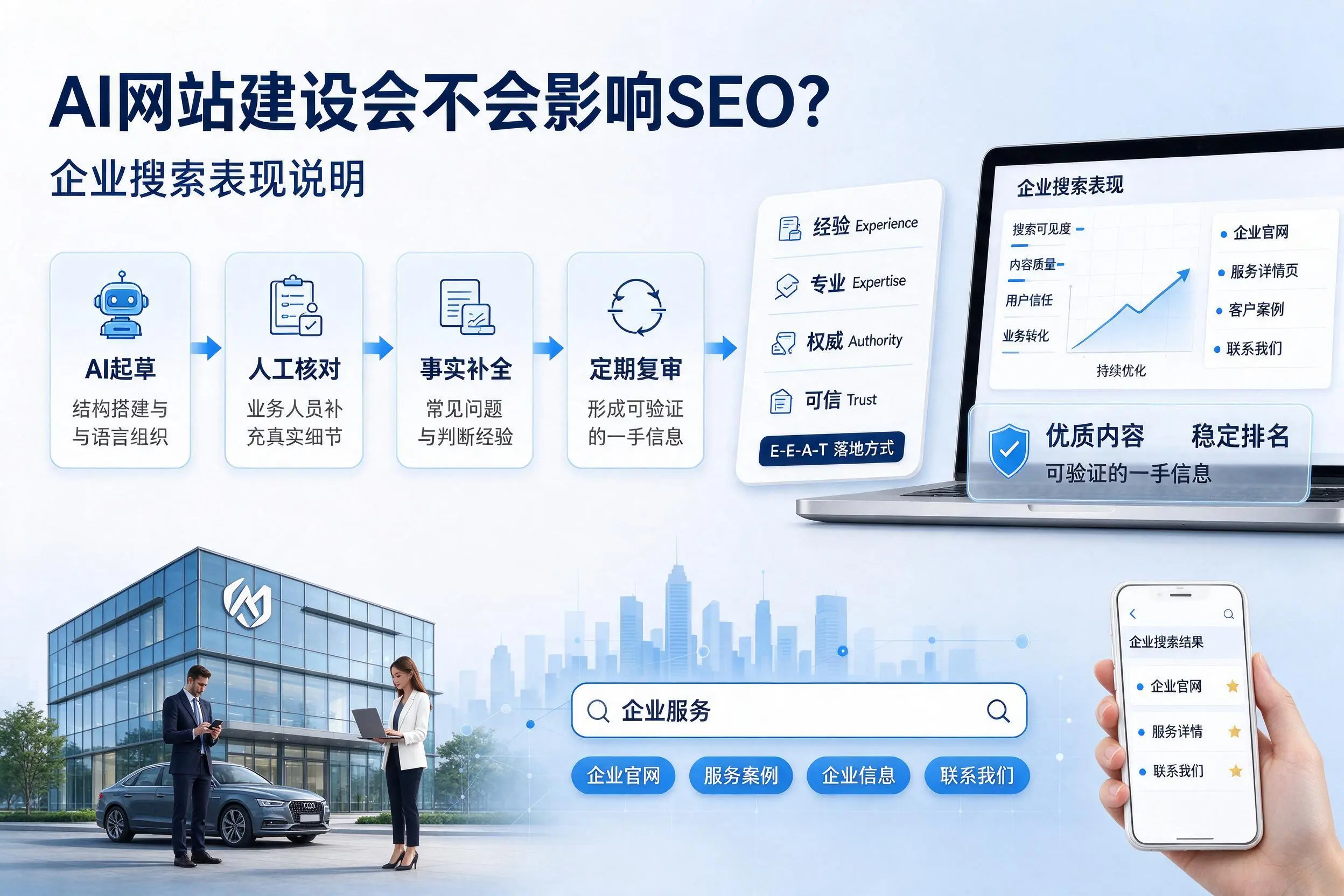 AI网站建设会不会影响SEO?鹤岗企业搜索表现说明