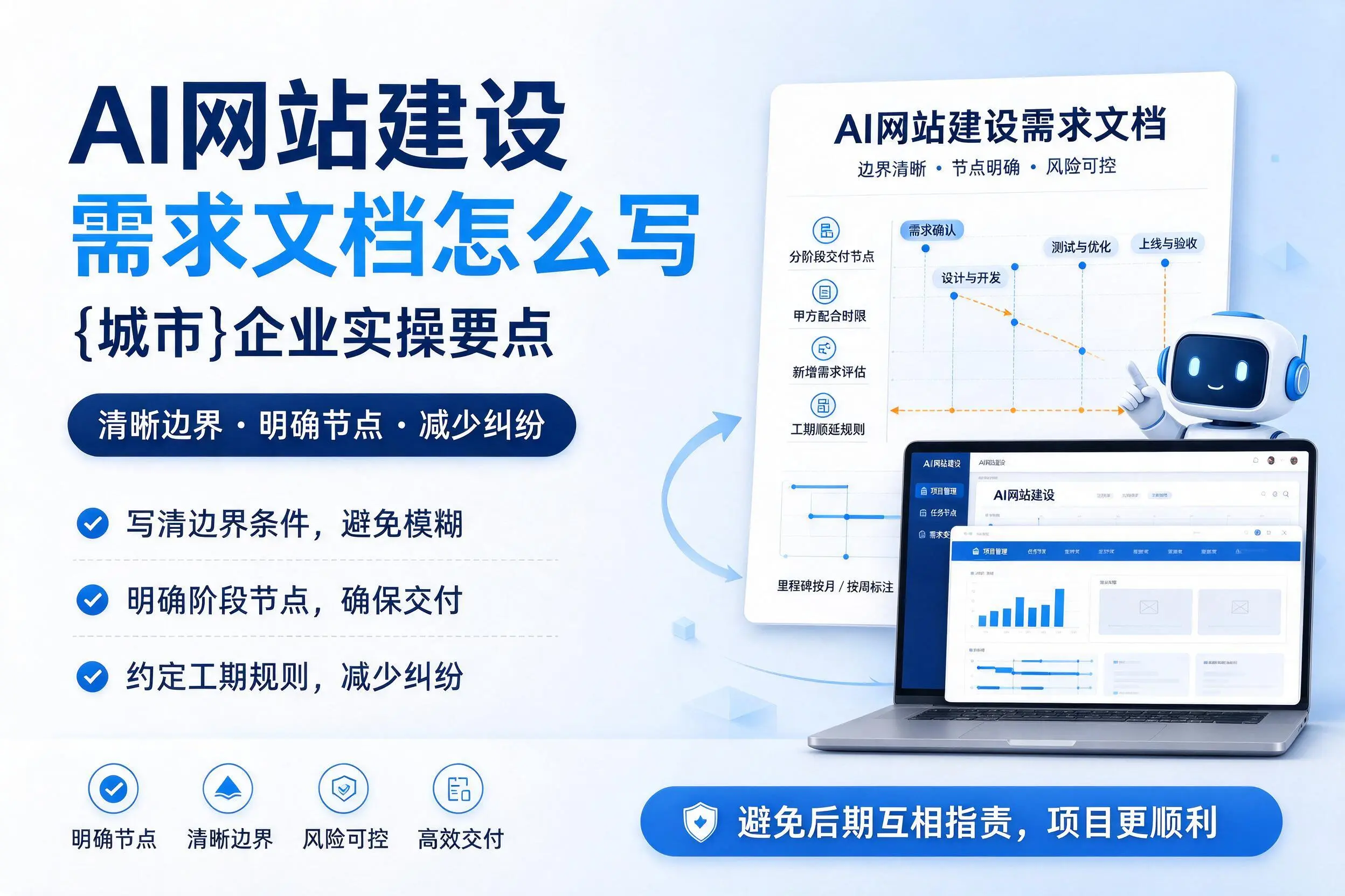 AI网站建设需求文档怎么写,鹤岗企业实操要点